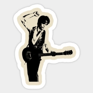 John Cougar Guitar 80s 90s Gift Sticker